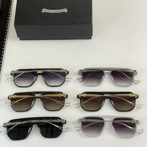 Replica Chrome Hearts AAA Quality Sunglasses #1073674 $68.00 USD for Wholesale
