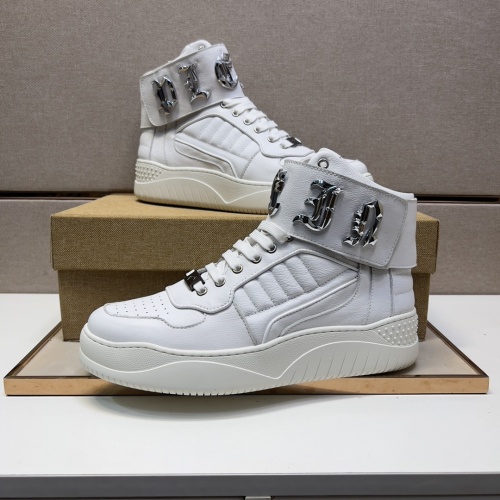 Replica Philipp Plein PP High Tops Shoes For Men #1073930, $130.00 USD, [ITEM#1073930], Replica Philipp Plein PP High Tops Shoes outlet from China