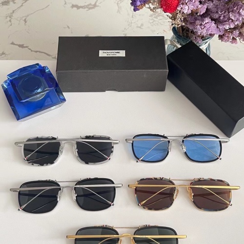 Replica Thom Browne AAA Quality Sunglasses #1074129 $64.00 USD for Wholesale