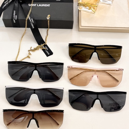 Replica Yves Saint Laurent YSL AAA Quality Sunglasses #1074263 $68.00 USD for Wholesale