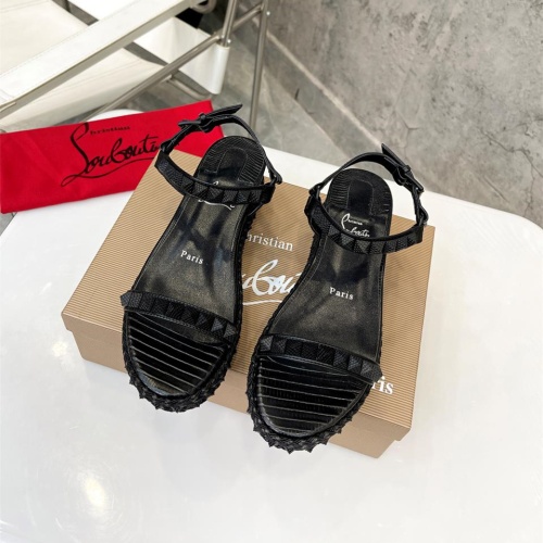 Replica Christian Louboutin Sandal For Women #1074436 $98.00 USD for Wholesale