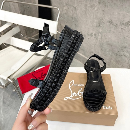 Replica Christian Louboutin Sandal For Women #1074436 $98.00 USD for Wholesale