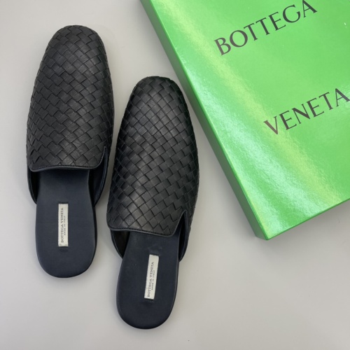 Replica Bottega Veneta BV Slippers For Men #1074454 $98.00 USD for Wholesale