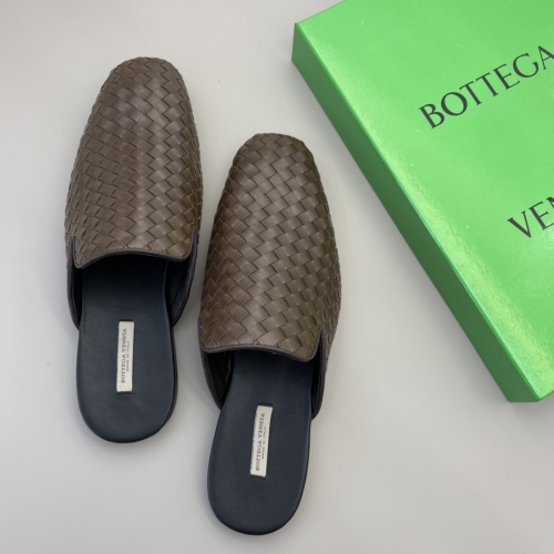 Replica Bottega Veneta BV Slippers For Men #1074456 $98.00 USD for Wholesale