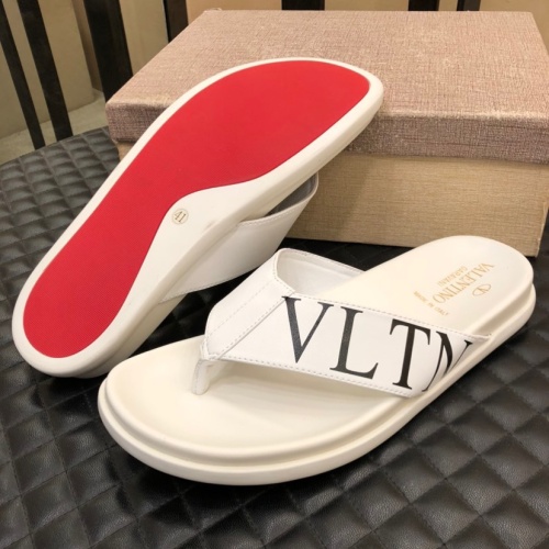 Replica Valentino Slippers For Men #1074476 $56.00 USD for Wholesale