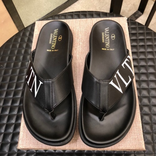 Replica Valentino Slippers For Men #1074477 $56.00 USD for Wholesale