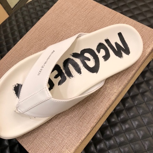 Replica Alexander McQueen Slippers For Men #1074478 $56.00 USD for Wholesale