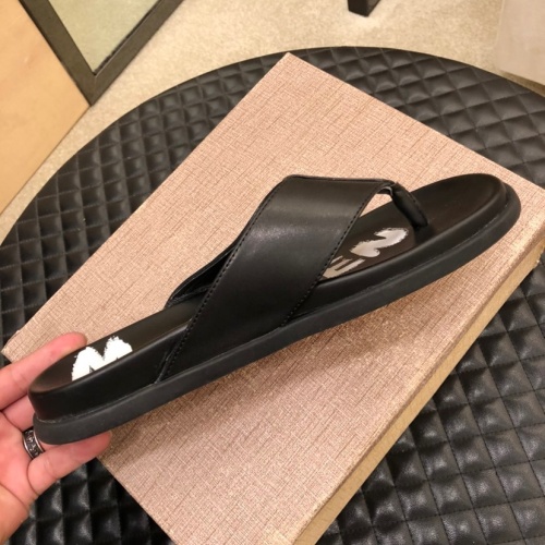 Replica Alexander McQueen Slippers For Men #1074479 $56.00 USD for Wholesale