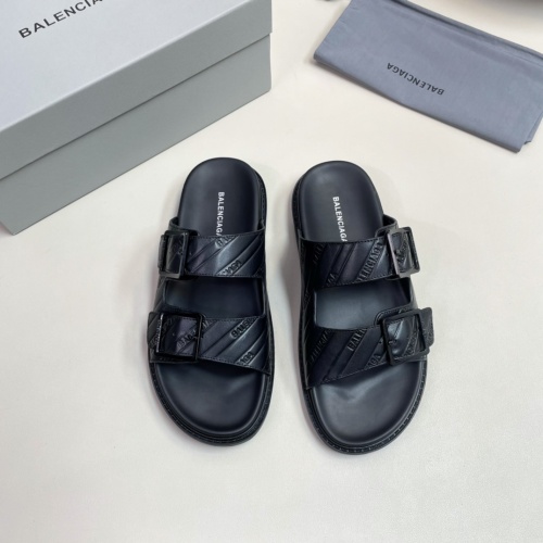 Replica Balenciaga Slippers For Men #1074497 $68.00 USD for Wholesale