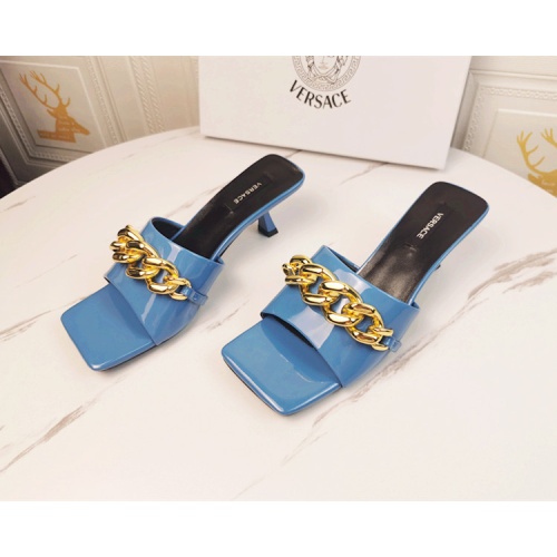 Replica Versace Slippers For Women #1074586, $85.00 USD, [ITEM#1074586], Replica Versace Slippers outlet from China