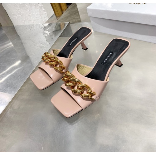 Replica Versace Slippers For Women #1074595, $72.00 USD, [ITEM#1074595], Replica Versace Slippers outlet from China
