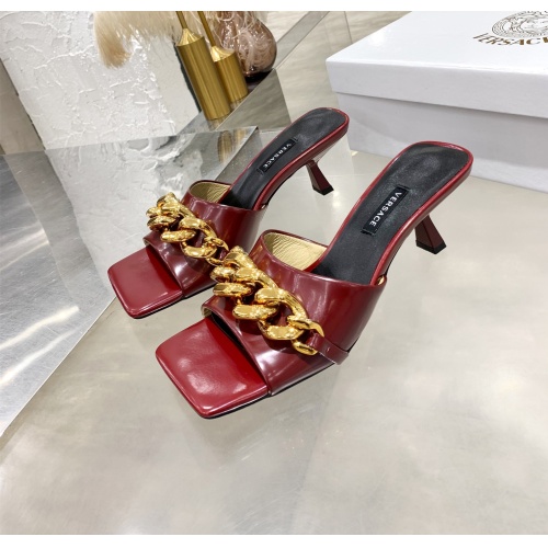 Replica Versace Slippers For Women #1074596, $72.00 USD, [ITEM#1074596], Replica Versace Slippers outlet from China