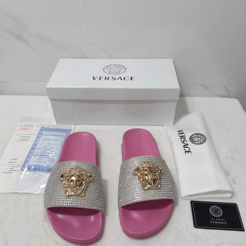 Replica Versace Slippers For Men #1074621 $60.00 USD for Wholesale