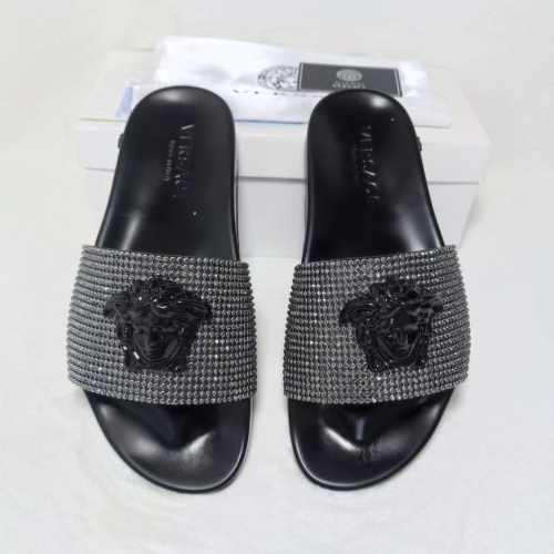 Replica Versace Slippers For Men #1074623, $60.00 USD, [ITEM#1074623], Replica Versace Slippers outlet from China