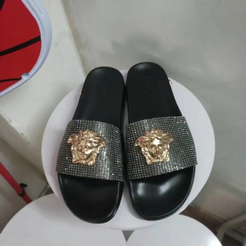 Replica Versace Slippers For Men #1074625, $60.00 USD, [ITEM#1074625], Replica Versace Slippers outlet from China