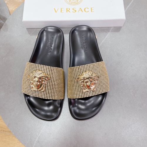 Replica Versace Slippers For Men #1074629, $60.00 USD, [ITEM#1074629], Replica Versace Slippers outlet from China