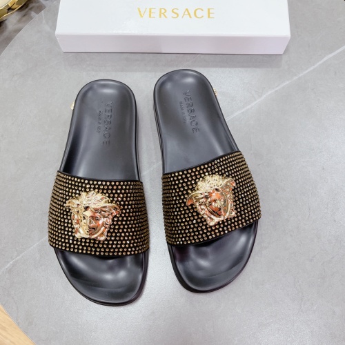 Replica Versace Slippers For Men #1074631, $60.00 USD, [ITEM#1074631], Replica Versace Slippers outlet from China