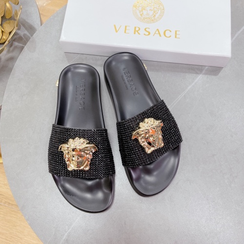 Replica Versace Slippers For Men #1074633, $60.00 USD, [ITEM#1074633], Replica Versace Slippers outlet from China