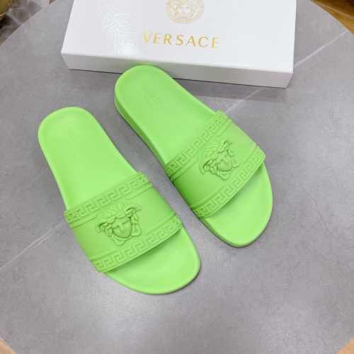 Replica Versace Slippers For Men #1074635, $60.00 USD, [ITEM#1074635], Replica Versace Slippers outlet from China