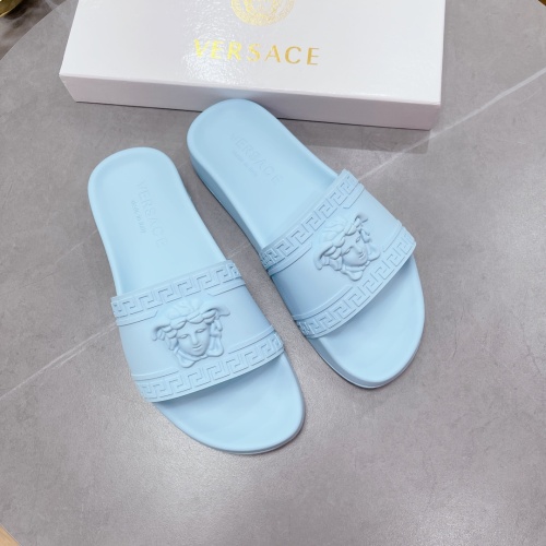 Replica Versace Slippers For Men #1074637, $60.00 USD, [ITEM#1074637], Replica Versace Slippers outlet from China