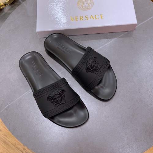 Replica Versace Slippers For Men #1074639, $60.00 USD, [ITEM#1074639], Replica Versace Slippers outlet from China