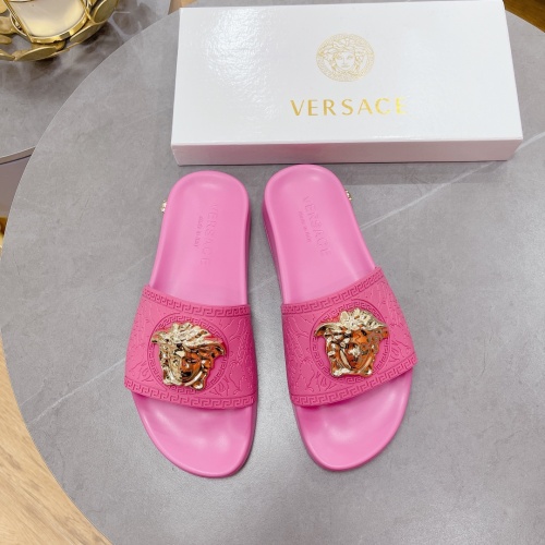 Replica Versace Slippers For Women #1074642, $60.00 USD, [ITEM#1074642], Replica Versace Slippers outlet from China