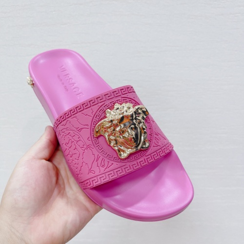 Replica Versace Slippers For Women #1074642 $60.00 USD for Wholesale