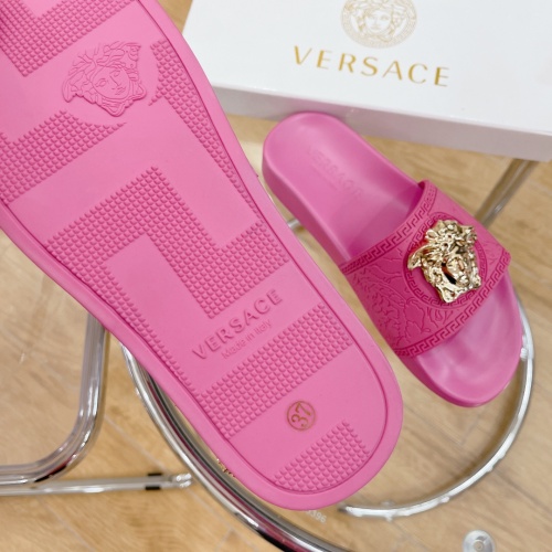 Replica Versace Slippers For Women #1074642 $60.00 USD for Wholesale