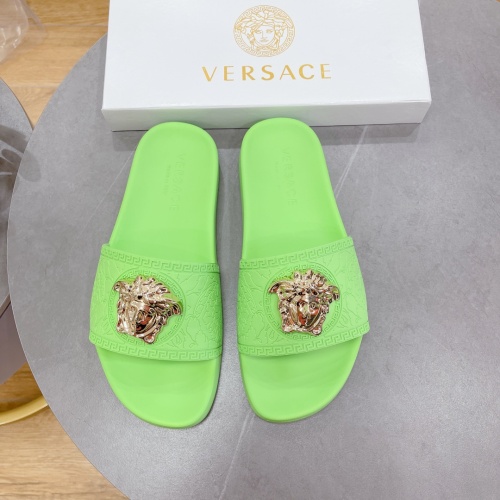 Replica Versace Slippers For Women #1074643, $60.00 USD, [ITEM#1074643], Replica Versace Slippers outlet from China