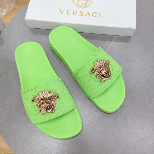 Replica Versace Slippers For Women #1074643 $60.00 USD for Wholesale