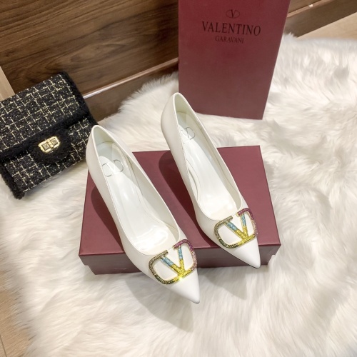 Replica Valentino High-Heeled Shoes For Women #1075060 $60.00 USD for Wholesale