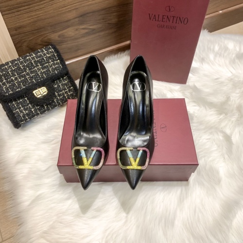 Replica Valentino High-Heeled Shoes For Women #1075061 $60.00 USD for Wholesale