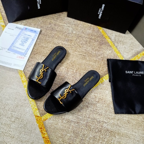 Replica Yves Saint Laurent YSL Slippers For Women #1075073, $52.00 USD, [ITEM#1075073], Replica Yves Saint Laurent YSL Slippers outlet from China