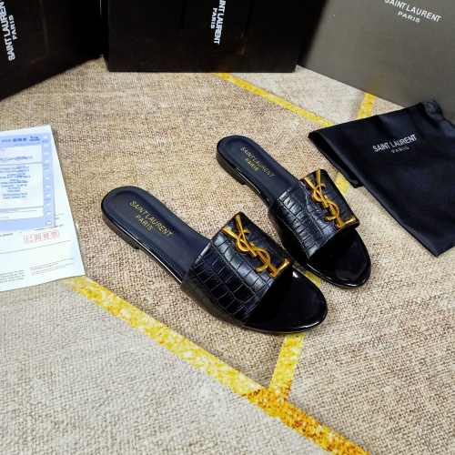 Replica Yves Saint Laurent YSL Slippers For Women #1075074 $52.00 USD for Wholesale