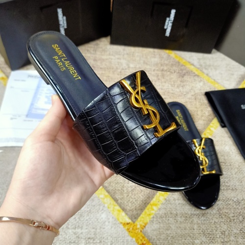 Replica Yves Saint Laurent YSL Slippers For Women #1075074 $52.00 USD for Wholesale