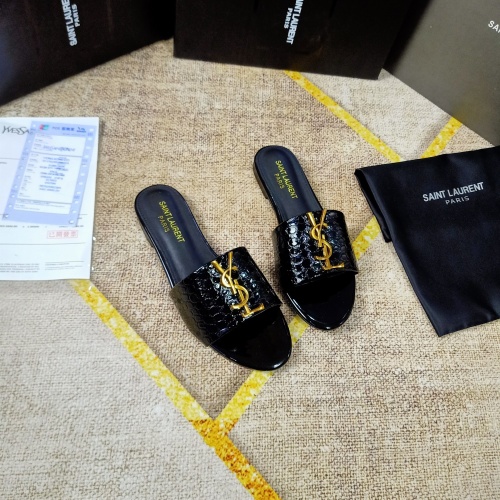 Replica Yves Saint Laurent YSL Slippers For Women #1075075 $52.00 USD for Wholesale