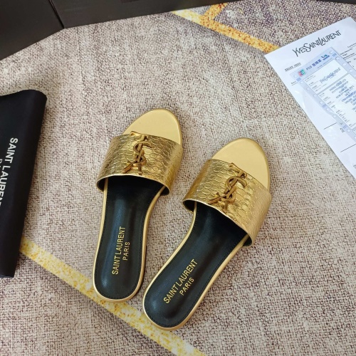 Replica Yves Saint Laurent YSL Slippers For Women #1075080 $52.00 USD for Wholesale