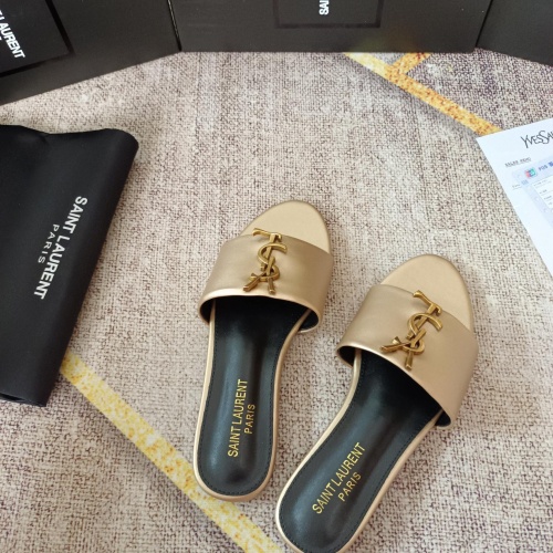 Replica Yves Saint Laurent YSL Slippers For Women #1075081 $52.00 USD for Wholesale