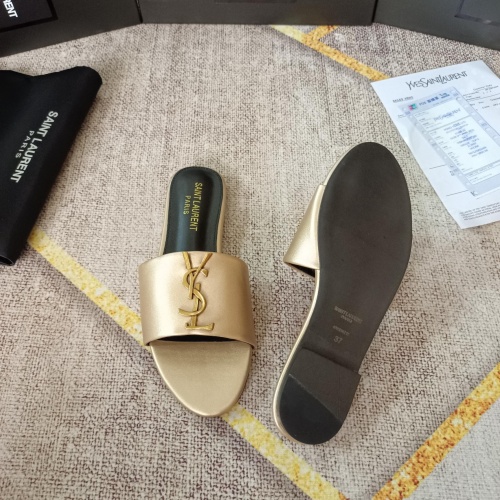 Replica Yves Saint Laurent YSL Slippers For Women #1075081 $52.00 USD for Wholesale