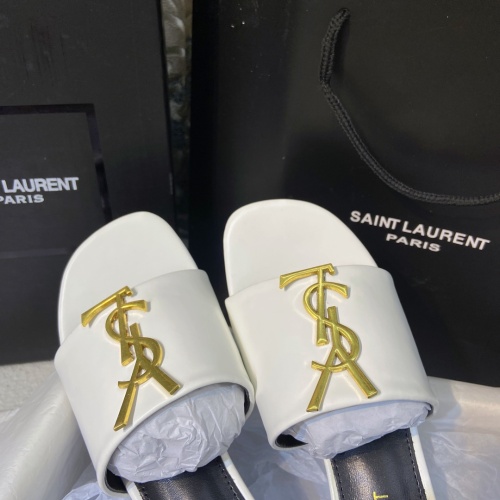 Replica Yves Saint Laurent YSL Slippers For Women #1075097 $56.00 USD for Wholesale