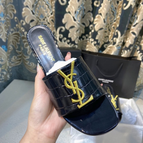 Replica Yves Saint Laurent YSL Slippers For Women #1075101 $56.00 USD for Wholesale