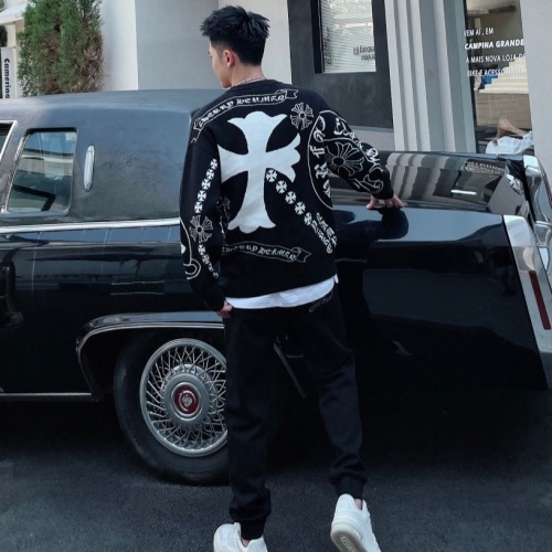 Replica Chrome Hearts Sweater Long Sleeved For Unisex #1075210 $56.00 USD for Wholesale