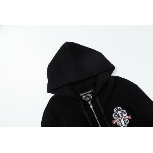 Replica Chrome Hearts Hoodies Long Sleeved For Men #1075242 $48.00 USD for Wholesale
