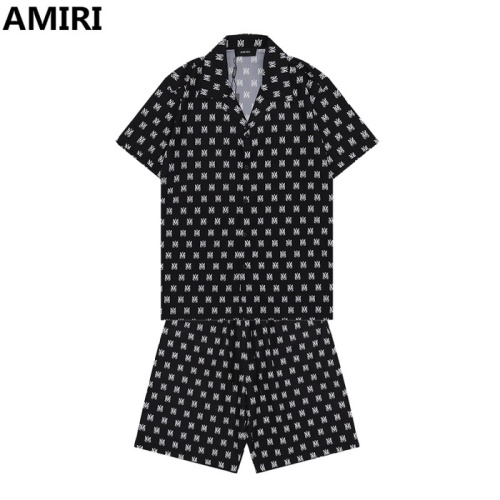 Replica Amiri Tracksuits Short Sleeved For Men #1075351, $52.00 USD, [ITEM#1075351], Replica Amiri Tracksuits outlet from China
