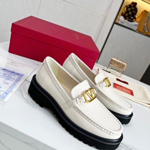 Replica Valentino Leather Shoes For Women #1077103 $108.00 USD for Wholesale