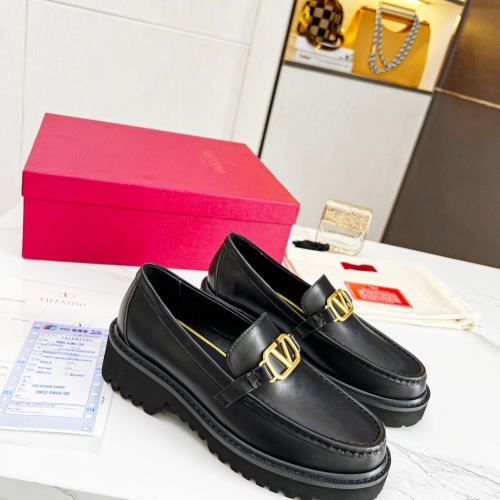Replica Valentino Leather Shoes For Women #1077105 $108.00 USD for Wholesale