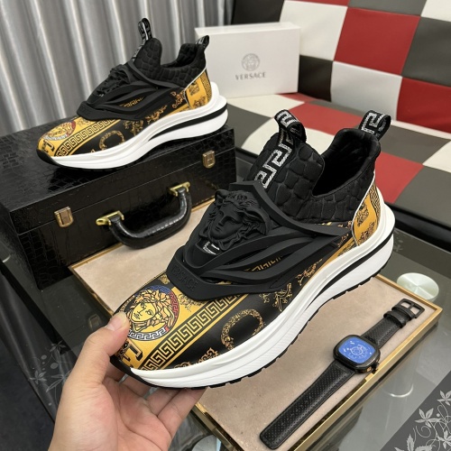 Replica Versace Casual Shoes For Men #1077294 $80.00 USD for Wholesale