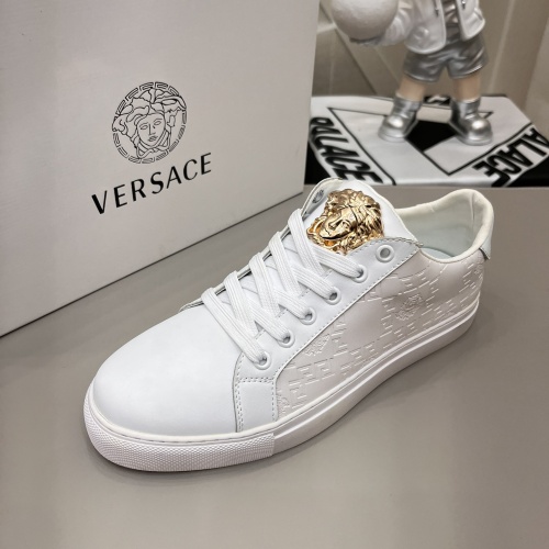 Replica Versace Casual Shoes For Men #1077355 $72.00 USD for Wholesale