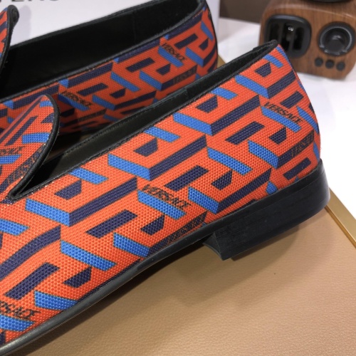 Replica Versace Leather Shoes For Men #1077416 $85.00 USD for Wholesale