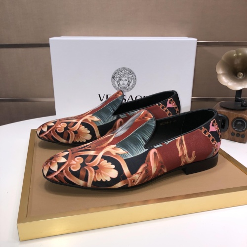 Replica Versace Leather Shoes For Men #1077418, $85.00 USD, [ITEM#1077418], Replica Versace Leather Shoes outlet from China